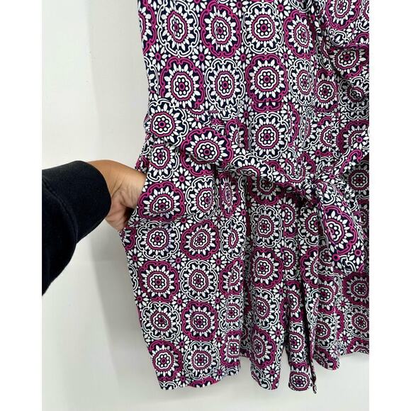 Boden Caroline Pink Floral Jersey Romper Playsuit Short Sleeve Size 8P - Picture 5 of 8